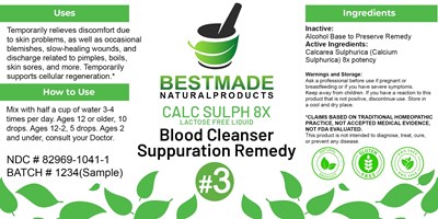 Calc Sulph (Calc Sulph 8x Liquid (lactose Free Liquid))